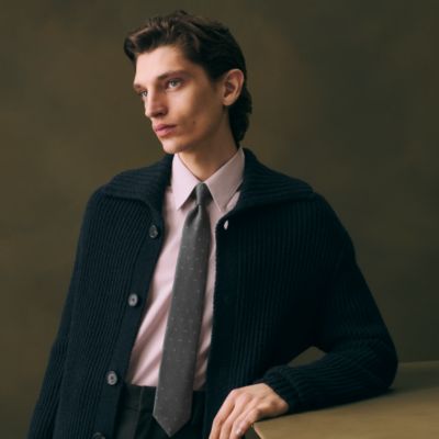 メンズ シルクネクタイ、ボウタイ、ポケットチーフ | Hermès